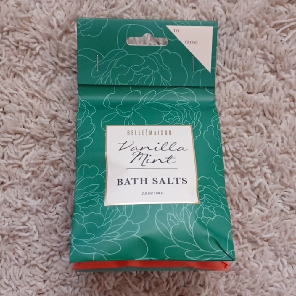 NWT Bath Salts 5pk by Belle Maison